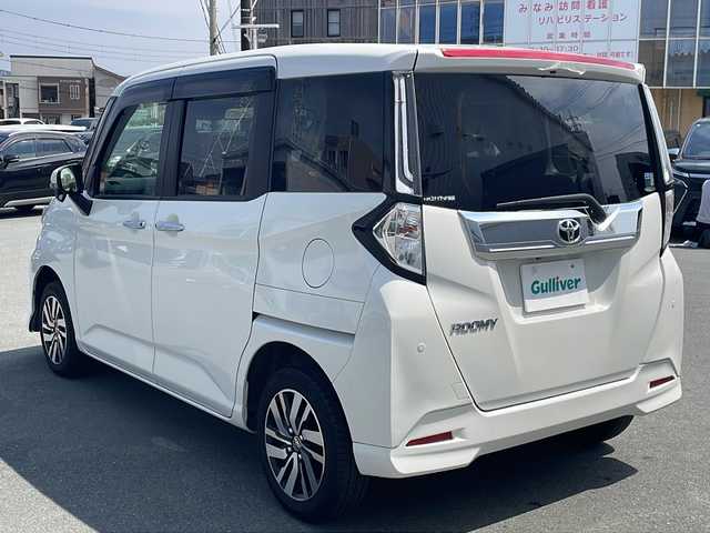 トヨタ ルーミー カスタムG 三重県 2021(令3)年 4.6万km パールホワイトⅢ 衝突軽減ブレーキ　/両側電動スライドドア　/純正ＳＤナビ　/フルセグＴＶ　/バックカメラ　/ＥＴＣ　/前後ドラレコ　/コーナーセンサー　/レーンキープアシスト　/スマートキープッシュスタート　/革巻きステアリング/レーダークルーズ/オートマチックハイビーム/LEDヘッドライト/ステアリングスイッチ/電動パーキング/オートホールド
