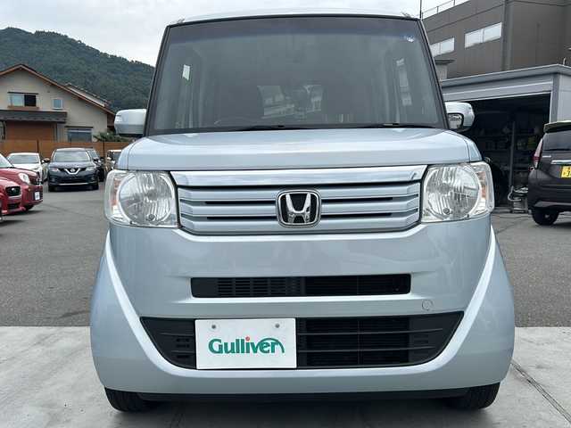 ホンダ Ｎ ＢＯＸ G SSパッケージ 山梨県 2013(平25)年 6.1万km クールミストメタリック 4WD/純正ナビ/BT/CD/DVD/TV/バックカメラ/ETC/ドライブレコーダー　/パワステ　/パワーウインドウ　/純正フロアマット/プッシュスタート/純正14インチアルミホイール/純正フロアマット/両側パワースライドドア/スマートキー/スペアキー1本