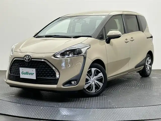 トヨタ シエンタ ファンベースG クエロ 愛媛県 2020(令2)年 2.5万km ベージュ ・純正9インチナビゲーション/・Bluetooth/フルセグテレビ/DVD/・全方位カメラ/・両側パワースライドドア/・ハーフレザーシート/・ドライブレコーダー/・ETC/・スマートキー/・コーナーセンサー/・衝突被害軽減ブレーキ