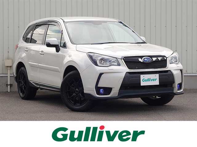 スバル フォレスター 2．0XT アイサイト 山形県 2015(平27)年 3.3万km クリスタルホワイトP 4WD/STIフロントスポイラー/SSR18インチアルミホイール/柿本マフラー/衝突被害軽減システム/SDナビ/　　【CD DVD BD BT フルセグ USB MSV】/バックカメラ/電動リアゲート/レーダークルーズコントロール/HIDオートヘッドライト/ハーフレザーシート/パワーシート/シートヒーター/ドライブレコーダー/ステアリングスイッチ/パドルシフト/電動格納ウィンカーミラー/フォグランプ/X-MODE/スマートキー/ETC