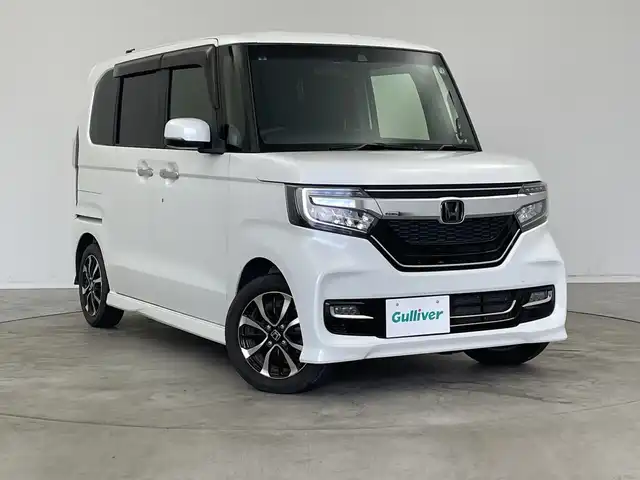 ホンダ Ｎ ＢＯＸ カスタム G EX ホンダセンシング 新潟県 2018(平30)年 6.3万km プラチナホワイトパール 純正ディスプレイオーディオ【WX-171CP】/レーダークルーズコントロール/衝突被害軽減ブレーキ/レーンキープアシスト/後方コーナーセンサー/片側パワースライドドア/バックモニター/ビルトインETC/アイドリングストップ/横滑り防止装置/LEDヘッドライト/オートマチックハイビーム/シーケンシャルウインカー/禁煙車