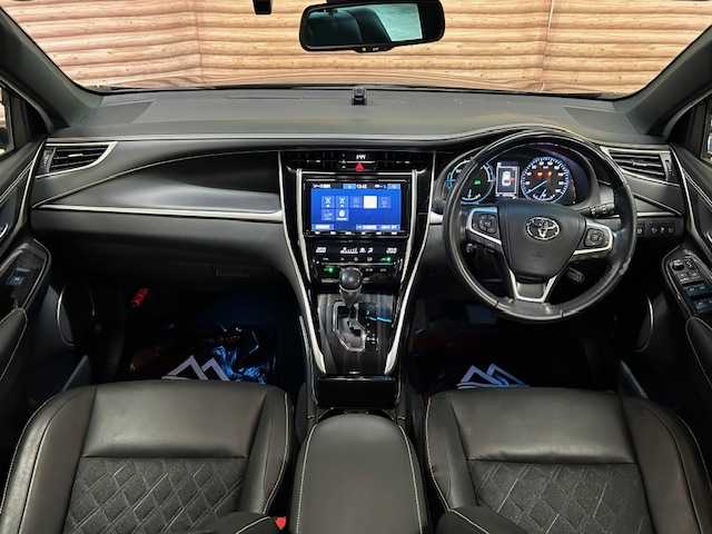 トヨタ ハリアー ハイブリッド プレミアム 道央・札幌 2018(平30)年 4.8万km ブラック 【2509042266】/トヨタセーフティセンス　/モデリスタエアロ　/ナビ　/フルセグＴＶ　/バックカメラ　/ハーフレザーシート　/運転席電動シート　/ＤＩＡＮＥＬＬＡ１８インチアルミホイール　/コーナーセンサー　/レーダークルーズ　/ＥＴＣ