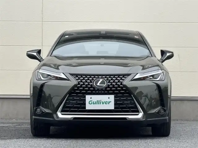 レクサス ＵＸ 200 バージョンC 茨城県 2018(平30)年 3.7万km テレーンカーキマイカM Lexsu Safety System+/純正メモリナビ/　(AM/FM/CD/DVD/Bluetooth/USB/フルセグ)/バックカメラ/ブラインドスポットモニター/前後ドライブレコーダー/追従型クルーズコントロール/ビルトインETC2.0/LEDヘッドライト/レザーシート/パワーシーター/シートヒーター/ステアリングヒーター/パワーバックドア/純正17インチアルミホイール/レーンキープアシスト/前後コーナーセンサー/オートライト