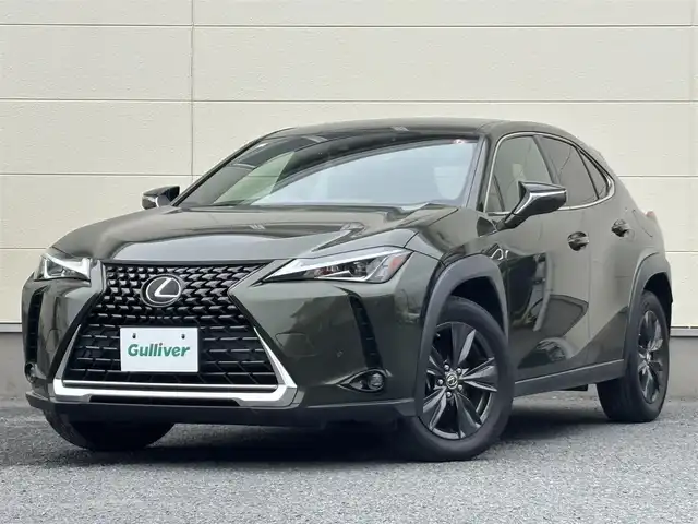 レクサス ＵＸ 200 バージョンC 茨城県 2018(平30)年 3.7万km テレーンカーキマイカM Lexsu Safety System+/純正メモリナビ/　(AM/FM/CD/DVD/Bluetooth/USB/フルセグ)/バックカメラ/ブラインドスポットモニター/前後ドライブレコーダー/追従型クルーズコントロール/ビルトインETC2.0/LEDヘッドライト/レザーシート/パワーシーター/シートヒーター/ステアリングヒーター/パワーバックドア/純正17インチアルミホイール/レーンキープアシスト/前後コーナーセンサー/オートライト