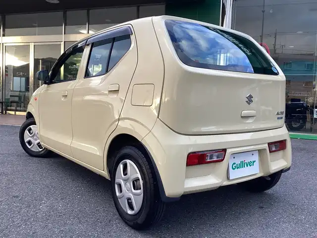 スズキ アルト L 奈良県 2017(平29)年 7万km シフォンアイボリーM 社外メモリーナビ(フルセグ・BT)/レーダーブレーキサポート/運転席シートヒーター/前後ドライブレコーダー/ETC/スペアキーあり/フロアマット/ドアバイザー