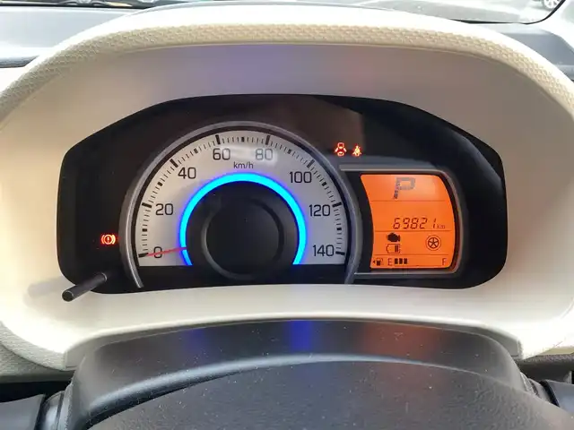 スズキ アルト L 奈良県 2017(平29)年 7万km シフォンアイボリーM 社外メモリーナビ(フルセグ・BT)/レーダーブレーキサポート/運転席シートヒーター/前後ドライブレコーダー/ETC/スペアキーあり/フロアマット/ドアバイザー