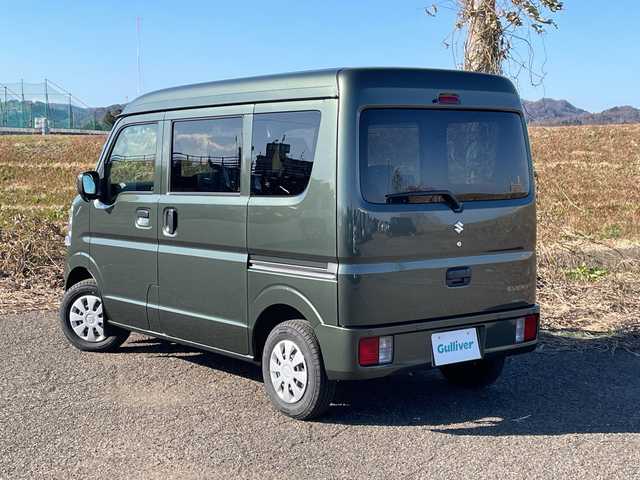 スズキ エブリイ JOIN 新潟県 2024(令6)年 0.4万km クールカーキPM 4WD/社外SDナビ(MDV-Z700)/CD/DVD/BT/フルセグテレビ/衝突被害軽減ブレーキ/レーンキープアシスト/コーナーセンサー/リモコンキー/キセノンヘッドライト/オートライト/オートハイビーム