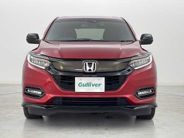 ホンダ ヴェゼル ハイブリッド RS ホンダセンシング 宮城県 2018(平30)年 4.9万km プレミアムクリスタルレッドM Honda SENSING/・衝突軽減ブレーキ/・路外逸脱抑制機能/・アダプティブクルーズコントロール/純正9インチSDナビ/・BT.CD.DVD.SD.USB.HDMI/フルセグTV/バックカメラ/ハーフレザーシート/前席シートヒーター/ステアリングスイッチ/パドルシフト/ビルトインETC/ドライブレコーダー/プッシュスタート/スマートキー×2/電動パーキングブレーキ/LEDヘッドライト/LEDフォグライト/純正フロアマット/純正18インチAW/ドアバイザー/トノカバー