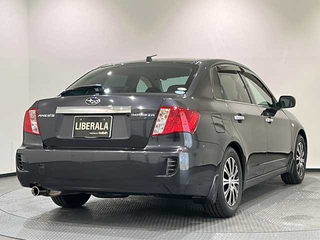 スバル インプレッサ アネシス 1．5i－L 新潟県 2008(平20)年 5.1万km ダークグレーメタリック 社外HDDナビ/・フルセグ/CD/DVD/MSV/ETC/スマートキー/プッシュスタート/ハーフレザーシート/純正15インチアルミ付スタッドレス積込