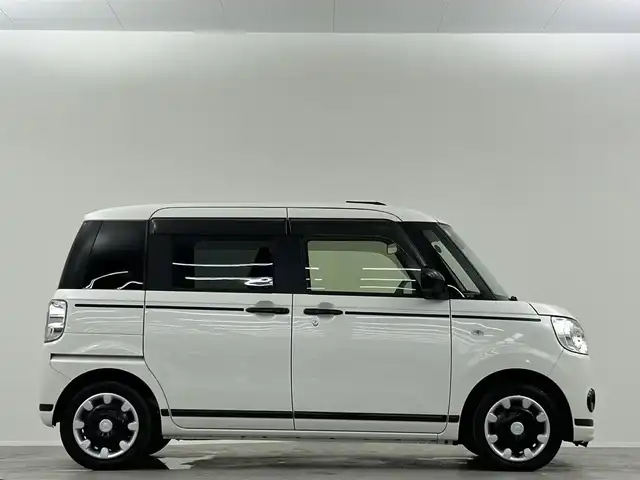 ダイハツ ムーヴ キャンバス G ブラックアクセント VS SAⅢ 埼玉県 2021(令3)年 2.8万km パールホワイトⅢ 純正ナビ　ＮＭＺＫ－Ｗ７１Ｄ　フルセグ　全方位カメラ　運転席シートヒーター　両側パワースライドドア　ＬＥＤヘッドライト　コーナーセンサー　ＥＴＣ　ドライブレコーダー　ＬＥＤヘッドライト　オートライト