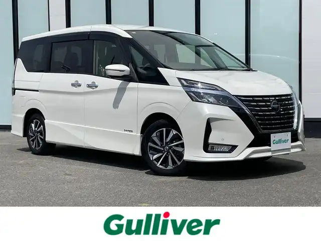 日産 セレナ ハイウェイスター V 大阪府 2020(令2)年 3.9万km ブリリアントホワイトパール プロパイロット/純正８インチナビ　/   フルセグTV/CD/DVD/Bluetooth/USB　/衝突軽減ブレーキ/クリアランスソナー　　/ブラインドスポットモニター　/全方位モニター　/後席モニター　　/両側パワースライドドア　/アイドリングストップ　/前後ドライブレコーダー/純正１６インチアルミホイール　/プッシュスタート/スマートキー　/ＥＴＣ　/ＬＥＤ