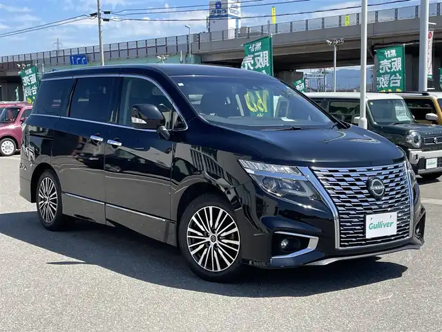 日産 エルグランド 250ハイウェイスターS 石川県 2023(令5)年 4.6万km 黒 純正メモリーナビ/純正CD/DVD/フルセグTV/バックカメラ/LEDヘッドライト/ETC/ハーフレザーシート/両側パワースライドドア/インテリキー/プッシュスタート/電動ミラー/ダブルエアバッグ/レーダークルーズ/エマージェンシーブレーキ/クリアランスソナー