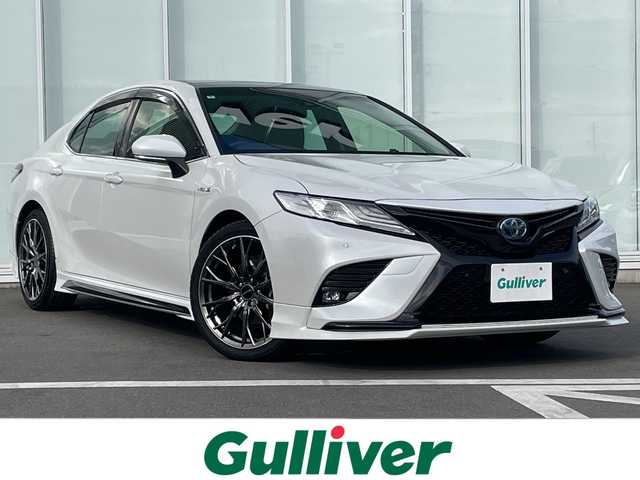 トヨタ カムリ WSレザーパッケージ 神奈川県 2020(令2)年 3.2万km プラチナホワイトパールマイカ 純正ナビ/Bluetooth/CD/DVD/ETC2.0/ドライブレコーダー/サンルーフ/クルーズコントロール/パドルシフト/前席シートヒーター/前席パワーシート/ヘッドアップディスプレイ/純正フロアマット/純正アルミホイール/レーンキープアシスト/コーナーセンサー/オートライト/オートマチックハイビーム