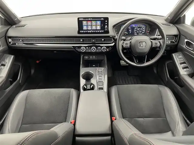 ホンダ シビック e:HEV 宮城県 2023(令5)年 2.4万km プラチナホワイトパール 純正コネクトナビ/リアスポイラー/LEDフォグライト/BOSEサウンド/アダプティブクルーズコントロール/トラフィックジャムアシスト/アダプティブドライビングビーム/BSM/パーキングセンサー/ホンダセンシング/前席パワーシート/シートヒーター/ワイヤレス充電器/コンビシート/ETC2.0/前後ドライブレコーダー/禁煙
