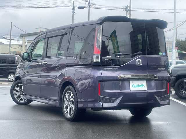 ホンダ ステップワゴン スパーダ クールスピリット 長野県 2016(平28)年 4.1万km プレミアムスパイスパープルP 禁煙車/純正ナビ/バックカメラ/フルセグTV/全周囲カメラ/BluetoothAudio/ステアリングスイッチ/純正フリップダウンモニター/純正16インチアルミホイール/社外AW付ノーマルタイヤ車載/純正エンジンスターター/両側電動スライドドア/レーン逸脱警報装置/レーンキープアシスト/前席シートヒーター/アイドリングストップ/革調シートカバー/LEDヘッドライト/プッシュスタート/ウインカーミラー/ビルトインETC/横滑り防止/オートライト/ミラーヒーター/パドルシフト/ベッドキット/スマートキー