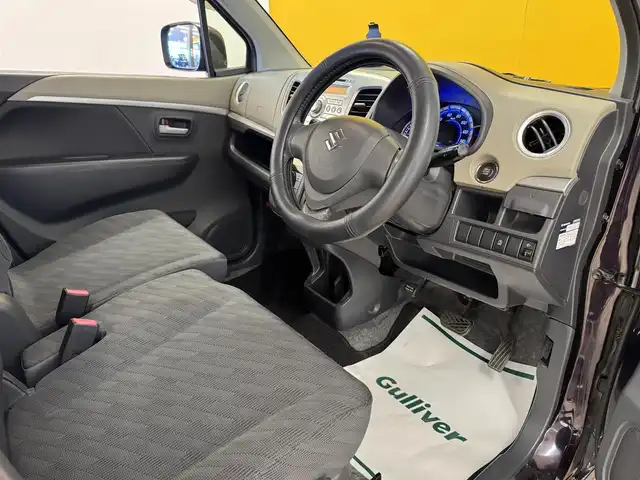 スズキ ワゴンＲ FX－LTD 群馬県 2013(平25)年 6.4万km ミステリアスバイオレットパール 純正オーディオ/純正フロアマット/純正14インチAW/プッシュスタート/スマートキー/アイドリングストップ