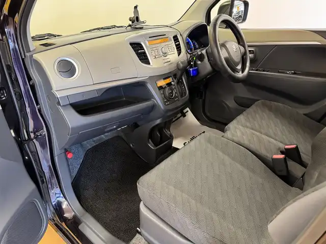 スズキ ワゴンＲ FX－LTD 群馬県 2013(平25)年 6.4万km ミステリアスバイオレットパール 純正オーディオ/純正フロアマット/純正14インチAW/プッシュスタート/スマートキー/アイドリングストップ