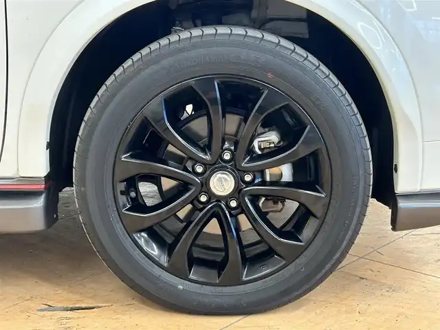 日産 ジューク 15RX Vセレ スタイル ニスモ 群馬県 2019(令1)年 2.7万km ブリリアントホワイトパール エマージェンシーブレーキ/純正フルエアロ/純正SDナビ/　　CD/DVD/BT/フルセグ/アラウンドビューモニター/LEDオートライト/純正17インチAW/ドライブレコーダー/レーンアシスト/オートリトラクタブルミラー/アイドリングストップ/横滑り防止装置/スマートキー/ビルトインETC