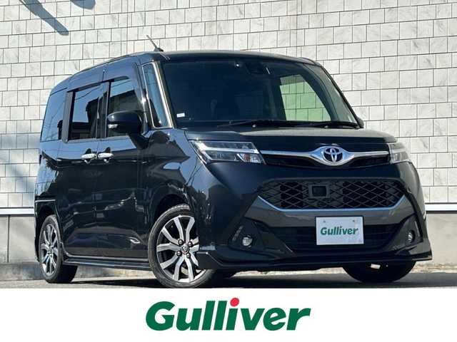 トヨタ タンク カスタムG－T 山形県 2018(平30)年 4.7万km ブラックマイカメタリック 衝突軽減ブレーキ/純正9インチナビ/（CD/DVD/フルセグ/Bluetooth）/バックカメラ/横滑り防止システム/両側パワースライドドア/ビルトインETC/前方ドライブレコーダー/純正アルミホイール着用/オートLEDヘッドライト/ETC2.0/スマートキー/スペアキー/ドアバイザー