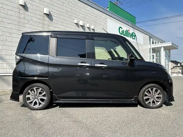 トヨタ タンク カスタムG－T 山形県 2018(平30)年 4.7万km ブラックマイカメタリック 衝突軽減ブレーキ/純正9インチナビ/（CD/DVD/フルセグ/Bluetooth）/バックカメラ/横滑り防止システム/両側パワースライドドア/ビルトインETC/前方ドライブレコーダー/純正アルミホイール着用/オートLEDヘッドライト/ETC2.0/スマートキー/スペアキー/ドアバイザー