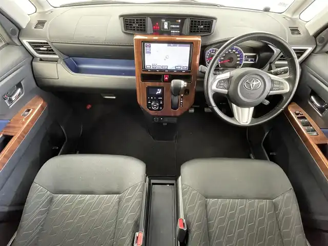 トヨタ タンク カスタムG－T 福井県 2018(平30)年 4.7万km ブラックマイカメタリック 純正9インチナビ/（CD/DVD/フルセグ/Bluetooth）/バックカメラ/横滑り防止システム/両側パワースライドドア/ビルトインETC/前方ドライブレコーダー/純正アルミホイール着用/オートLEDヘッドライト/ETC2.0/スマートキー/スペアキー/ドアバイザー/衝突軽減ブレーキ