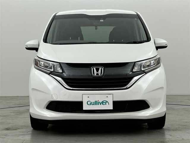 ホンダ フリード G ホンダセンシング 福岡県 2018(平30)年 1.9万km ホワイトオーキッドパール ワンオーナー　/純正ナビ（ＢＴ，フルセグＴＶ）　/バックカメラ　/ビルトインＥＴＣ　/前後ドラレコ　/ホンダセンシング　/ＡＣＣ　/衝突軽減ブレーキ　/レーンキープ　/両側電動スライドドア　/アイドリングストップ　/ＬＥＤ