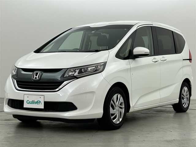 ホンダ フリード G ホンダセンシング 福岡県 2018(平30)年 1.9万km ホワイトオーキッドパール ワンオーナー　/純正ナビ（ＢＴ，フルセグＴＶ）　/バックカメラ　/ビルトインＥＴＣ　/前後ドラレコ　/ホンダセンシング　/ＡＣＣ　/衝突軽減ブレーキ　/レーンキープ　/両側電動スライドドア　/アイドリングストップ　/ＬＥＤ