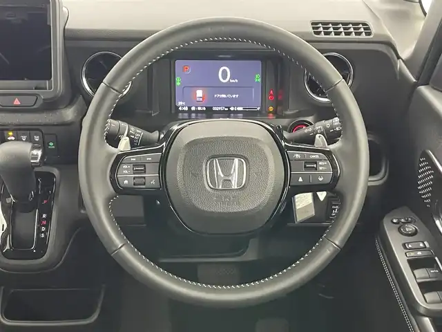 ホンダ Ｎ ＢＯＸ カスタム ターボ コーディネートS 愛知県 2024(令6)年 0.3万km パールⅡ ホンダコネクトナビ装着用スペシャルＰＫＧ　ツートンカラー　ハーフレザー　シートヒーター　ホンダセンシング　衝突軽減　追従クルコン　ハンドル支援　コーナーセンサー　ＬＥＤオートライト　両側パワスラ　禁煙