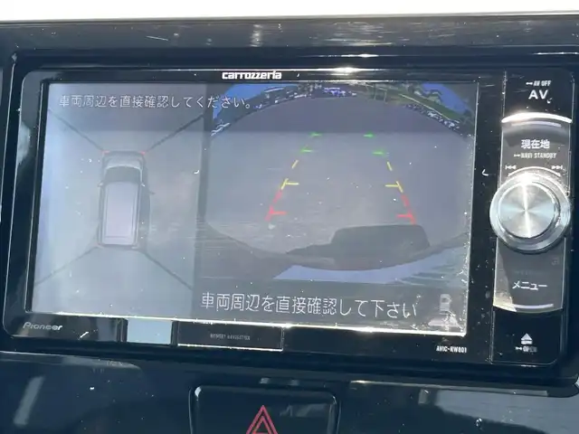 三菱 ｅＫスペース カスタムT セーフティパッケージ 岡山県 2018(平30)年 9.1万km アメジストブラック/レッドM 社外メモリナビ　AVIC-RW801/フルセグTV、CD、DVD、Bluetooth、AM、FM/ワンオーナー/純正アルミホイール/ETC/ＬＥＤヘッドライト/両側パワースライドドア/衝突被害軽減システム/全方位カメラ/ウィンカーミラー/ドアバイザー/プッシュスタート
