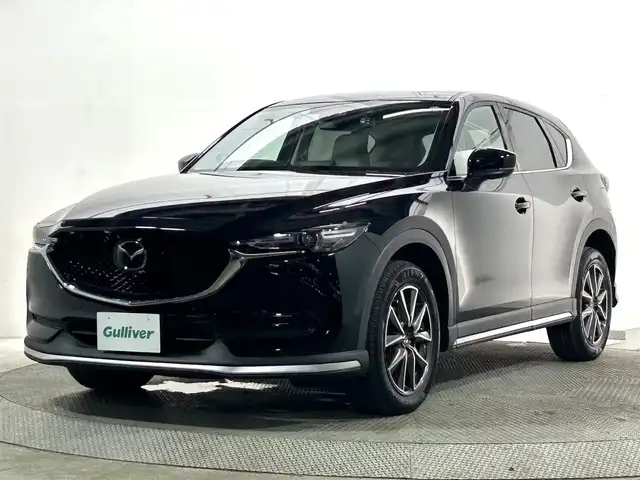 マツダ ＣＸ－５ XD Lパッケージ 大阪府 2018(平30)年 4.6万km ジェットブラックマイカ 純正ナビTV 360カメラ ETC エアロ 革シート パワーシート/ヒーター 電動リアゲート ハンドルヒーター 衝突軽減 レーダークルコン クリアランスソナー BSM BOSEサウンド 前後ドラレコ
