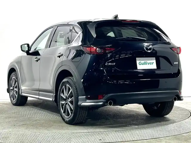 マツダ ＣＸ－５ XD Lパッケージ 大阪府 2018(平30)年 4.6万km ジェットブラックマイカ 純正ナビTV 360カメラ ETC エアロ 革シート パワーシート/ヒーター 電動リアゲート ハンドルヒーター 衝突軽減 レーダークルコン クリアランスソナー BSM BOSEサウンド 前後ドラレコ