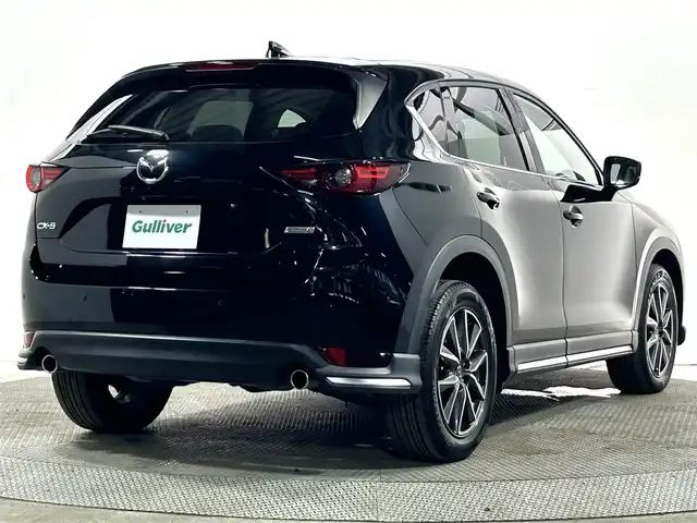 マツダ ＣＸ－５ XD Lパッケージ 大阪府 2018(平30)年 4.6万km ジェットブラックマイカ 純正ナビTV 360カメラ ETC エアロ 革シート パワーシート/ヒーター 電動リアゲート ハンドルヒーター 衝突軽減 レーダークルコン クリアランスソナー BSM BOSEサウンド 前後ドラレコ