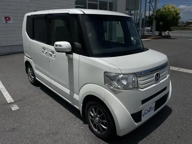 ホンダ Ｎ ＢＯＸ G Lパッケージ 岡山県 2014(平26)年 12.8万km プレミアムホワイトパール (株)IDOMが運営する【じしゃロン岡山店】の自社ローン専用車両になります。こちらは現金またはオートローンご利用時の価格です。自社ローンご希望の方は別途その旨お申付け下さい/純正7インチナビ/Bluetooth/バックカメラ/ワンセグテレビ/CD/DVD/プッシュスタート/ステアリングスイッチ/片側パワスラ/純正フロアマット/社外14インチAW