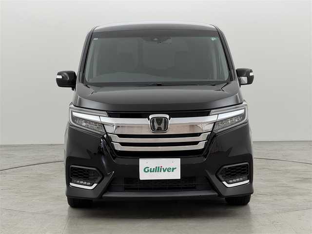 ホンダ ステップワゴン スパーダ eHEV G EXホンダS 福岡県 2020(令2)年 7.4万km プレミアムスパークルブラックパール ワンオーナー　/純正１１．６型後席モニター　/純正１０型ナビ　/バックカメラ　/ビルトインＥＴＣ２．０　/わくわくゲート　/前方ドラレコ　/アダプティブクルコン　/ホンダセンシング　/衝突軽減ブレーキ　/レーンキープ　/両側電動スライドドア　/ハーフレザーシート　/シートヒーター　/コンフォートビューパッケージ　/パフォーマンスダンパー