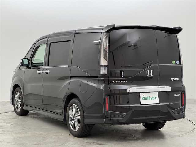 ホンダ ステップワゴン スパーダ eHEV G EXホンダS 福岡県 2020(令2)年 7.4万km プレミアムスパークルブラックパール ワンオーナー　/純正１１．６型後席モニター　/純正１０型ナビ　/バックカメラ　/ビルトインＥＴＣ２．０　/わくわくゲート　/前方ドラレコ　/アダプティブクルコン　/ホンダセンシング　/衝突軽減ブレーキ　/レーンキープ　/両側電動スライドドア　/ハーフレザーシート　/シートヒーター　/コンフォートビューパッケージ　/パフォーマンスダンパー