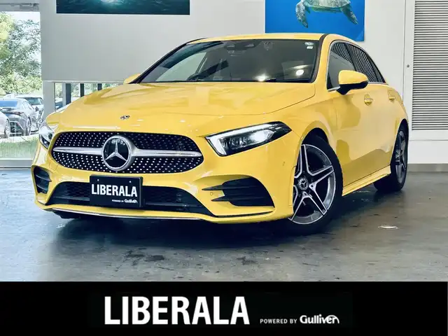 メルセデス・ベンツ Ａ２００ｄ AMGライン 大阪府 2020(令2)年 5.6万km サンイエロー レーダーセーフティP/赤黒革/メモリ付きパワーシート/シートヒーター/純正ナビ/TV/バックカメラ/ACC/純正18インチAW/LEDヘッドライト/アンビエントライト/ブラインドスポット/ワイヤレス充電