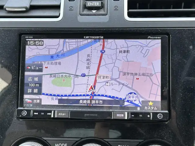 スバル インプレッサ Ｇ４ 2．0i アイサイト 長崎県 2015(平27)年 2.2万km クリスタルホワイトP ワンオーナー/社外メモリナビ/Bluetooth/ワンセグテレビ/バックカメラ/衝突軽減システム/アイドリングストップ/純正16インチAW/クルーズコントロール/パドルシフト/オートライト/ETC