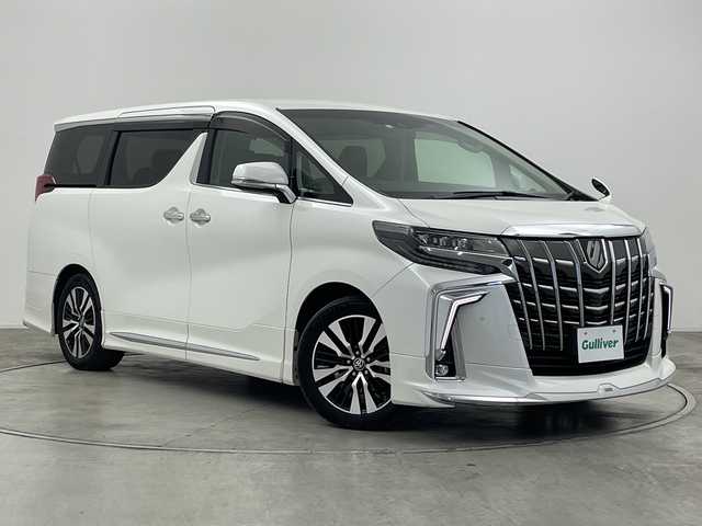 トヨタ アルファード S Cパッケージ 群馬県 2020(令2)年 5.9万km ホワイトパールクリスタルシャイン モデリスタエアロ　純正１２．１型後席モニター　純正９型ナビ　バックカメラ　電子ミラー　３眼ＬＥＤヘッドライト　ＢＳＭ　ＥＴＣ２．０　電動リアゲート　レザーシート　シートヒーター／シートエアコン　禁煙車