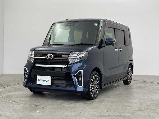 ダイハツ タント カスタム RS 群馬県 2019(令1)年 1.5万km レーザーブルークリスタルシャイン 純正９インチナビ　パノラマモニター　シートヒーター　両側パワースライドドア　レーダークルーズコントロール　レーンキープアシスト　プリクラッシュセーフティ　ドラレコ　ＥＴＣ　クリアランスソナー　ＬＥＤ