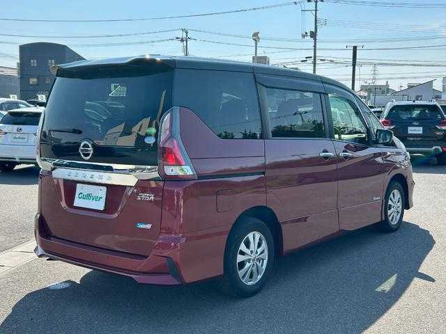 日産 セレナ ハイウェイスター 岩手県 2016(平28)年 6.8万km マルーンレッド 2トーン 4WD/純正フリップダウンモニター/純正SDナビ/　　【CD DVD BD BT フルセグ USB AUX】/アラウンドビューモニター/両側パワースライドドア/レーダークルーズコントロール/LEDオートヘッドライト/純正15インチアルミホイール/ドライブレコーダー/アイドリングストップ/コーナーセンサー/パーキングアシスト/電動格納ウィンカーミラー/フォグランプ/WAAC/スマートキー/ETC