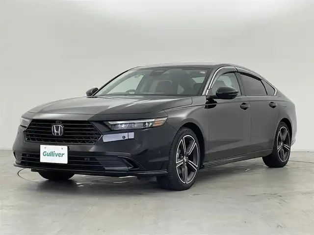 ホンダ アコード e:HEV 群馬県 2024(令6)年 0.6万km クリスタルブラックパール Google搭載 12.3インチHonda CONNECTディスプレー/（フルセグTV/BT/USB/Android Auto/Apple Car Paly）/マルチビューカメラシステム/BOSEプレミアムサウンドシステム/ホンダセンシング360/・Honda パーキングパイロット/・後退出庫サポート/・ブラインドスポットインフォメーション/・誤発進抑制機能/後方誤発進抑制機能/・衝突軽減ブレーキ（CMBS）/・先行車発進お知らせ機能/・車線維持支援システム（LKAS）/・標識認識機能/・渋滞追従機能付アダプティブクルーズコントロール（ACC）/・近距離衝突軽減ブレーキ/・パーキングセンサーシステム/・アダプティブドライビングビーム/LEDアンビエントライト/前席シートヒーター/リア左右席シートヒーター/前席パワーシート/メモリーパワーシート/ビルトインETC