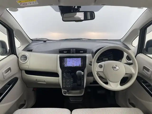 日産 デイズ X 富山県 2018(平30)年 3万km プレミアムパープルP 純正ナビ（CD DVD bluetooth）/フルセグTV/360度カメラ、バックカメラ/前後コーナーセンサー/ETC/衝突軽減ブレーキ/社外前ドラレコ/社外14インチAW/スマートキー＋プッシュスタート/純正マット・バイザー/保証書、取説