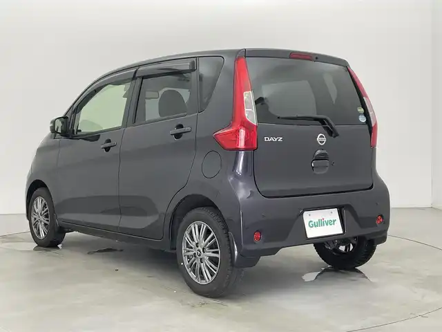 日産 デイズ X 富山県 2018(平30)年 3万km プレミアムパープルP 純正ナビ（CD DVD bluetooth）/フルセグTV/360度カメラ、バックカメラ/前後コーナーセンサー/ETC/衝突軽減ブレーキ/社外前ドラレコ/社外14インチAW/スマートキー＋プッシュスタート/純正マット・バイザー/保証書、取説