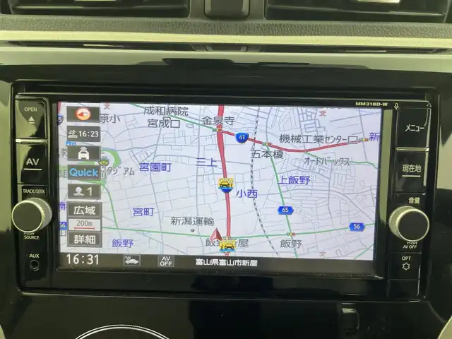 日産 デイズ X 富山県 2018(平30)年 3万km プレミアムパープルP 純正ナビ（CD DVD bluetooth）/フルセグTV/360度カメラ、バックカメラ/前後コーナーセンサー/ETC/衝突軽減ブレーキ/社外前ドラレコ/社外14インチAW/スマートキー＋プッシュスタート/純正マット・バイザー/保証書、取説