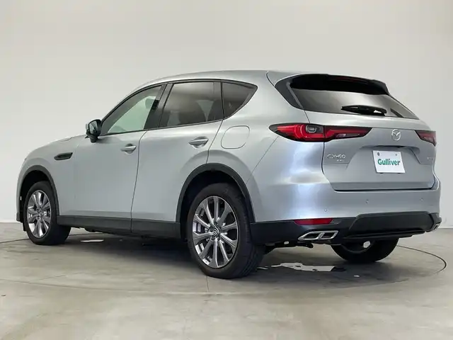 マツダ ＣＸ－６０ XD Lパッケージ 新潟県 2023(令5)年 0.3万km ソニックシルバーM ４ＷＤ　/メーカーＯＰナビ　/フルセグTV/ＢＯＳＥサウンド/USB入力端子/HDMI/クルーズコントロール/ダウンヒルアシストコントロール/ＢＳＭ　/３６０ビューモニター　/ステアリングヒーター/黒革シート　/全席シートヒーター/リアパワーゲート/メモリーパワーシート　/パワーシート　/前後コーナーセンサー/純正フロアマット　/ＬＥＤ/スペアキ―1本