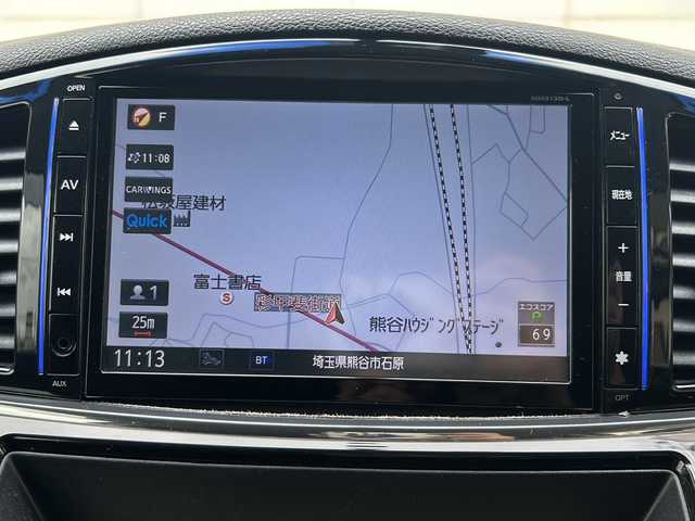日産 エルグランド 250ハイウェイスター 埼玉県 2014(平26)年 14.2万km ファントムブラック (株)IDOMが運営する【じしゃロン熊谷店】の自社ローン専用車両になりますこちらは現金またはオートローンご利用時の価格です。自社ローンご希望の方は別途その旨お申付け下さい/純正SDナビ　MM513D-L/　CD/DVD/DTV/Bluetooth/USB/AUX/前方ドライブレコーダー/両側パワースライドドア/ビルトインETC/クルーズコントロール/純正フロアマット/スマートキー/純正18インチAW/ハーフレザーシート