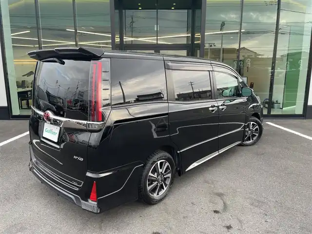 トヨタ ノア Si ダブルバイビーⅢ 栃木県 2020(令2)年 5.4万km ブラック ワンオーナー/TRDエアロ（F/S/R）/純正9インチナビ/バックカメラ/Bluetoothオーディオ/DVD再生機能/フルセグTV走行中視聴可/ステアリングリモコン/USB入力端子×2/純正12.1インチフリップダウンモニター/トヨタセーフティセンス/クルーズコントロール/クリアランスソナー /両側パワースライドドア /ハーフレザーシート/LEDヘッドライト/シーケンシャルウインカー/スマートキー×2