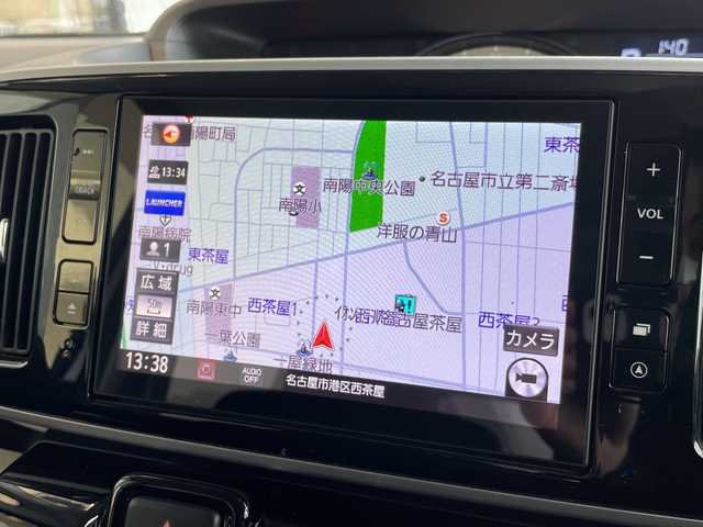 ダイハツ ムーヴ キャンバス G ブラックインテリア リミテッド SAⅢ 愛知県 2020(令2)年 2.5万km スムースグレーマイカメタリック/プラムブラウンクリスタルマイカ 2トーン 純正8型ナビ/全方位カメラ/両側パワースライドドア/バックカメラ/コーナーセンサー/LEDヘッドライト/オートマチックハイビーム/衝突軽減システム/フルセグ/CD DVD/Bluetooth/ステアリングスイッチ/スマートキー/プッシュスタート