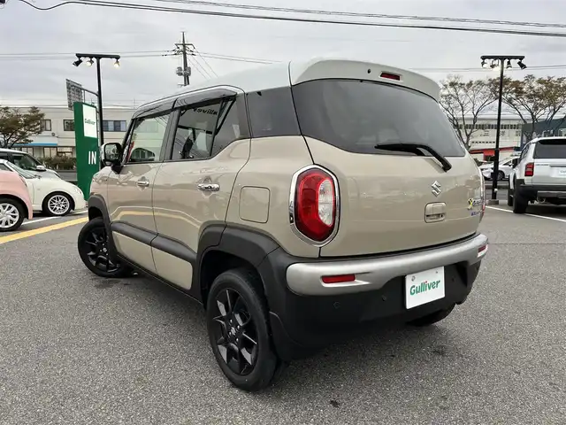 スズキ クロスビー HYBRID MZ 鳥取県 2019(平31)年 5万km キャラバンアイボリーパールメタリック/ホワイト 2トーンルーフ ツートーンカラー/ルーフホワイト/４・W・D  ターボ車/純正8インチナビ/フルセグ/CD/DVD/BT/USB/全方位モニター・ETC/ドライブレコーダー/レーダーブレーキサポート/レーンキープアシスト/クリアランスソナー/クルーズコントロール/パドルシフト/前席シートヒーター/LEDヘットライト/純正16インチアルミホイール/プッシュエンジンスタート/アイドリングストップ/スペアキー