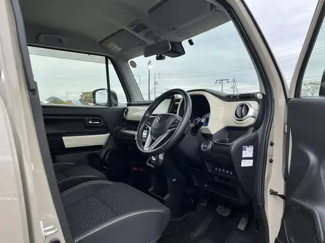 スズキ クロスビー HYBRID MZ 鳥取県 2019(平31)年 5万km キャラバンアイボリーパールメタリック/ホワイト 2トーンルーフ ツートーンカラー/ルーフホワイト/４・W・D  ターボ車/純正8インチナビ/フルセグ/CD/DVD/BT/USB/全方位モニター・ETC/ドライブレコーダー/レーダーブレーキサポート/レーンキープアシスト/クリアランスソナー/クルーズコントロール/パドルシフト/前席シートヒーター/LEDヘットライト/純正16インチアルミホイール/プッシュエンジンスタート/アイドリングストップ/スペアキー